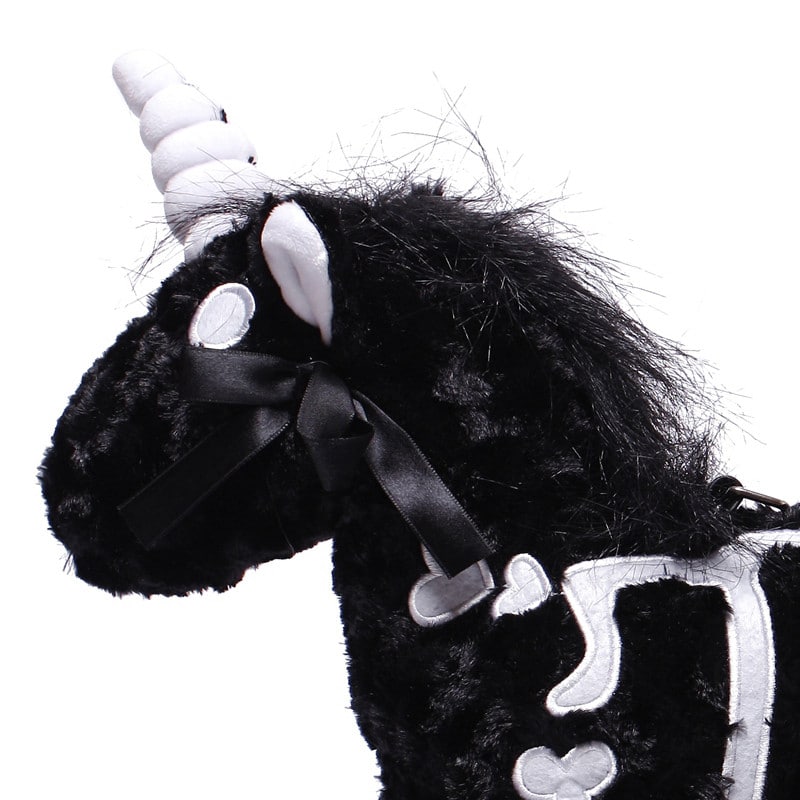 skeleton unicorn plush