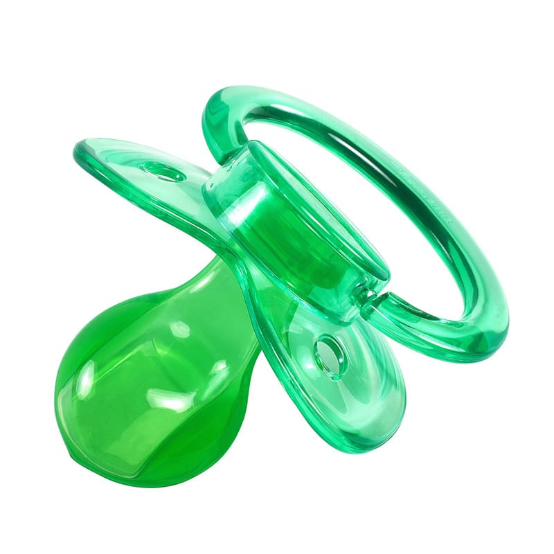 Candy Gloss Pacifiers-Pink & Green set - LittleForBig Cute & Sexy Products